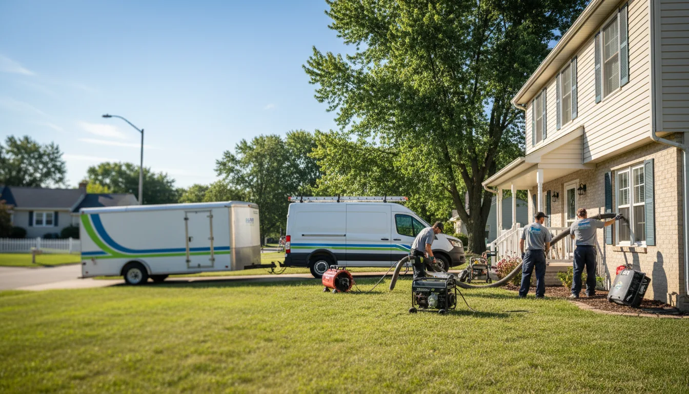 Flooded Basement Restoration And Cleanup With Repair in Banner, WY near me
